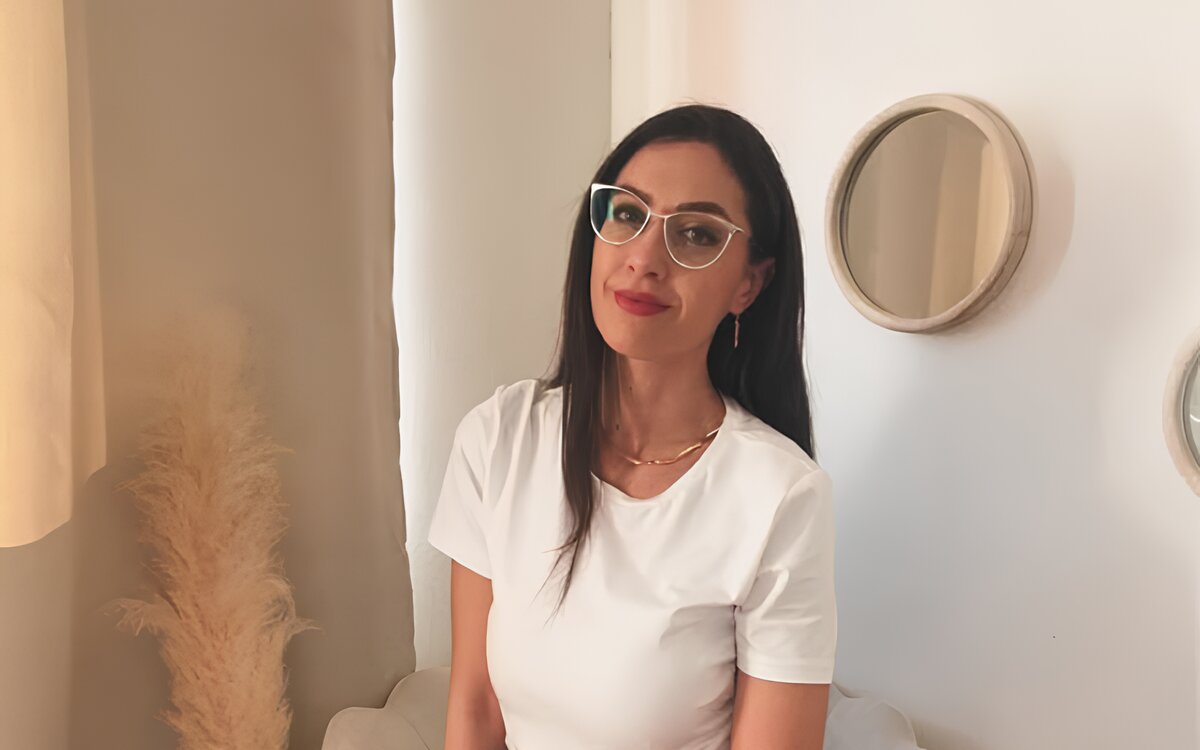 Deborah Coricello nel suo centro benessere